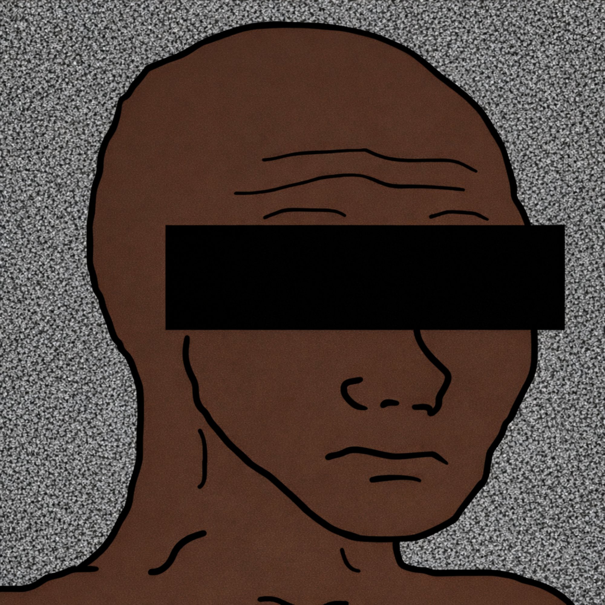 VPN Ninja PFP - Censored face with static background